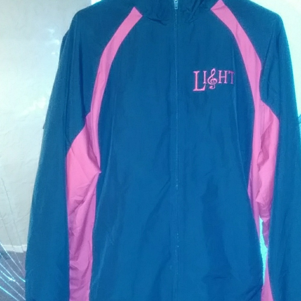 Fleece light jacket with music sign